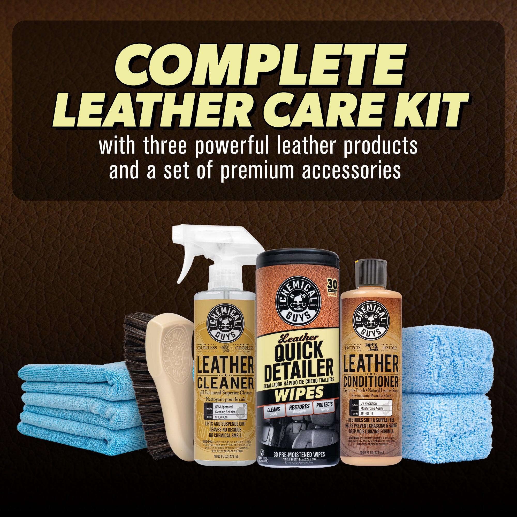 Complete Leather Clean. Condition. & Maintain Kit - Image 2