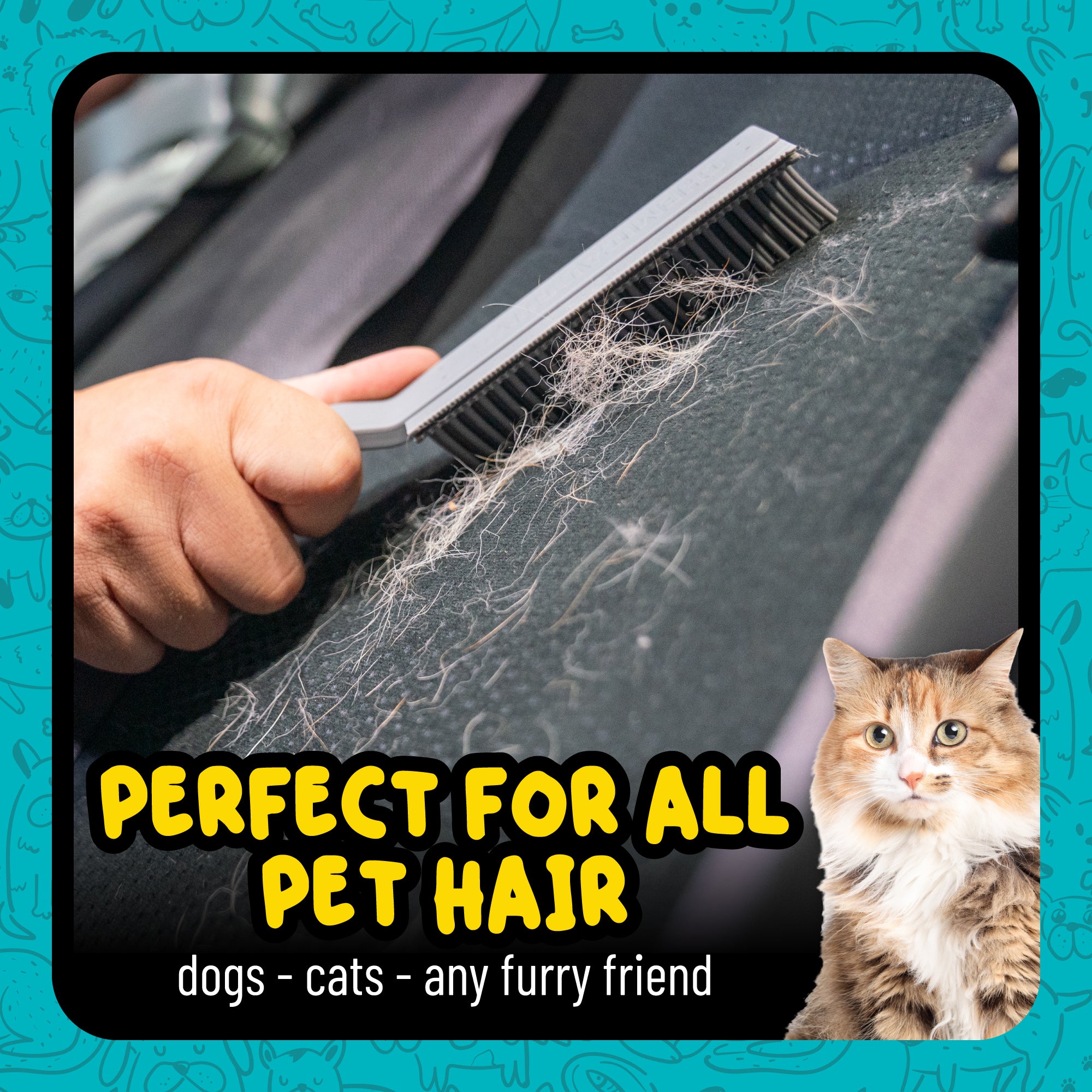 Grubbie Professional Grade Pet Hair Removal Brush - Image 4