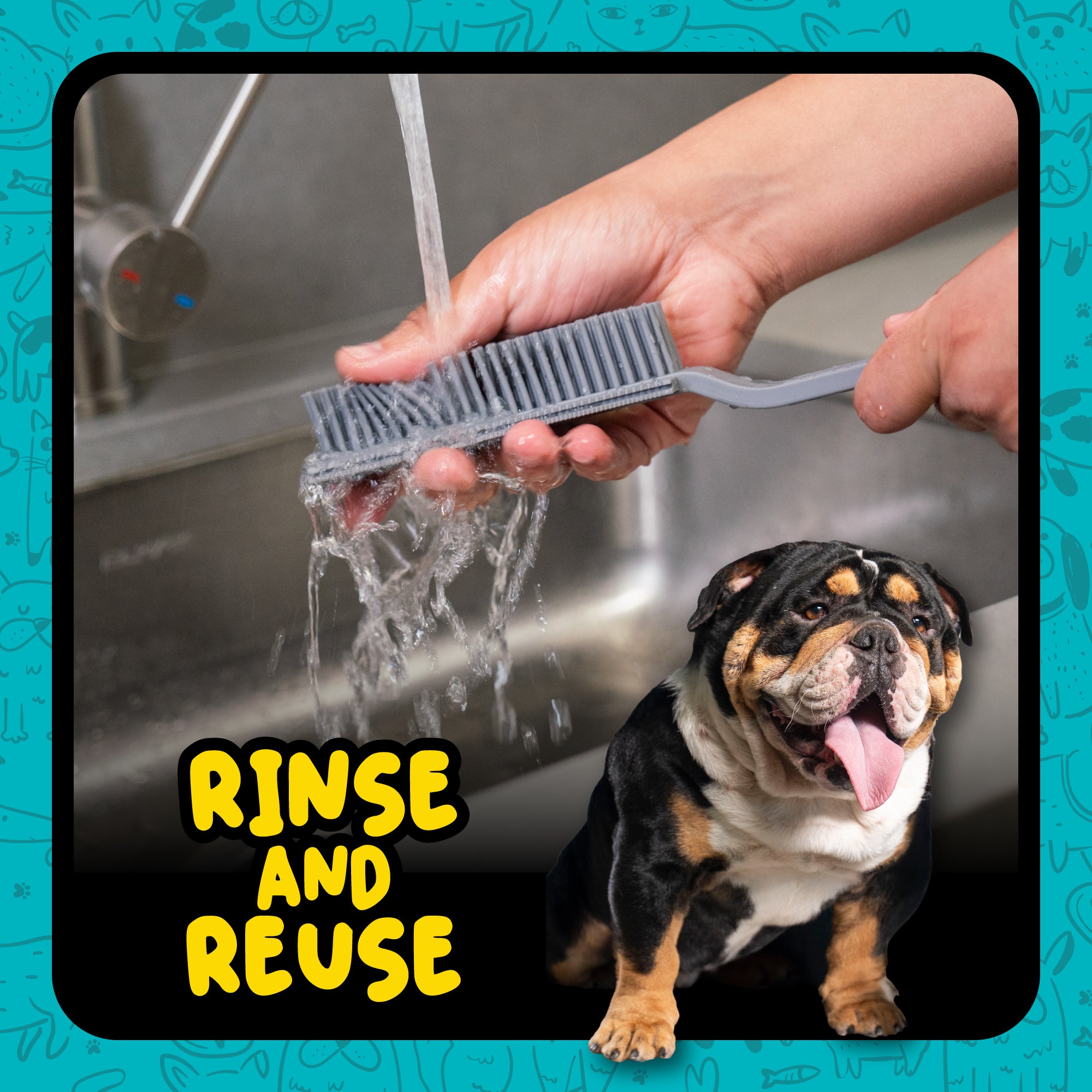 Grubbie Professional Grade Pet Hair Removal Brush - Image 7