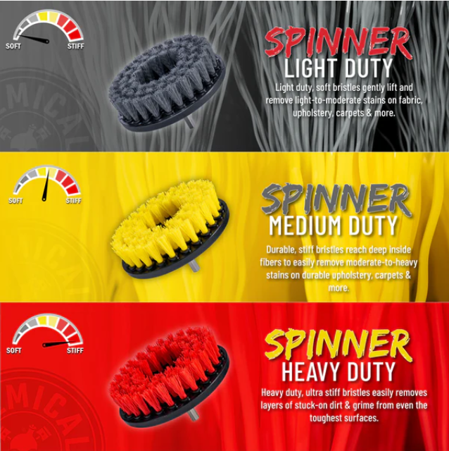 Chemical Guys Spinner Multi-Surface Drill Brush Heavy Duty - Image 4