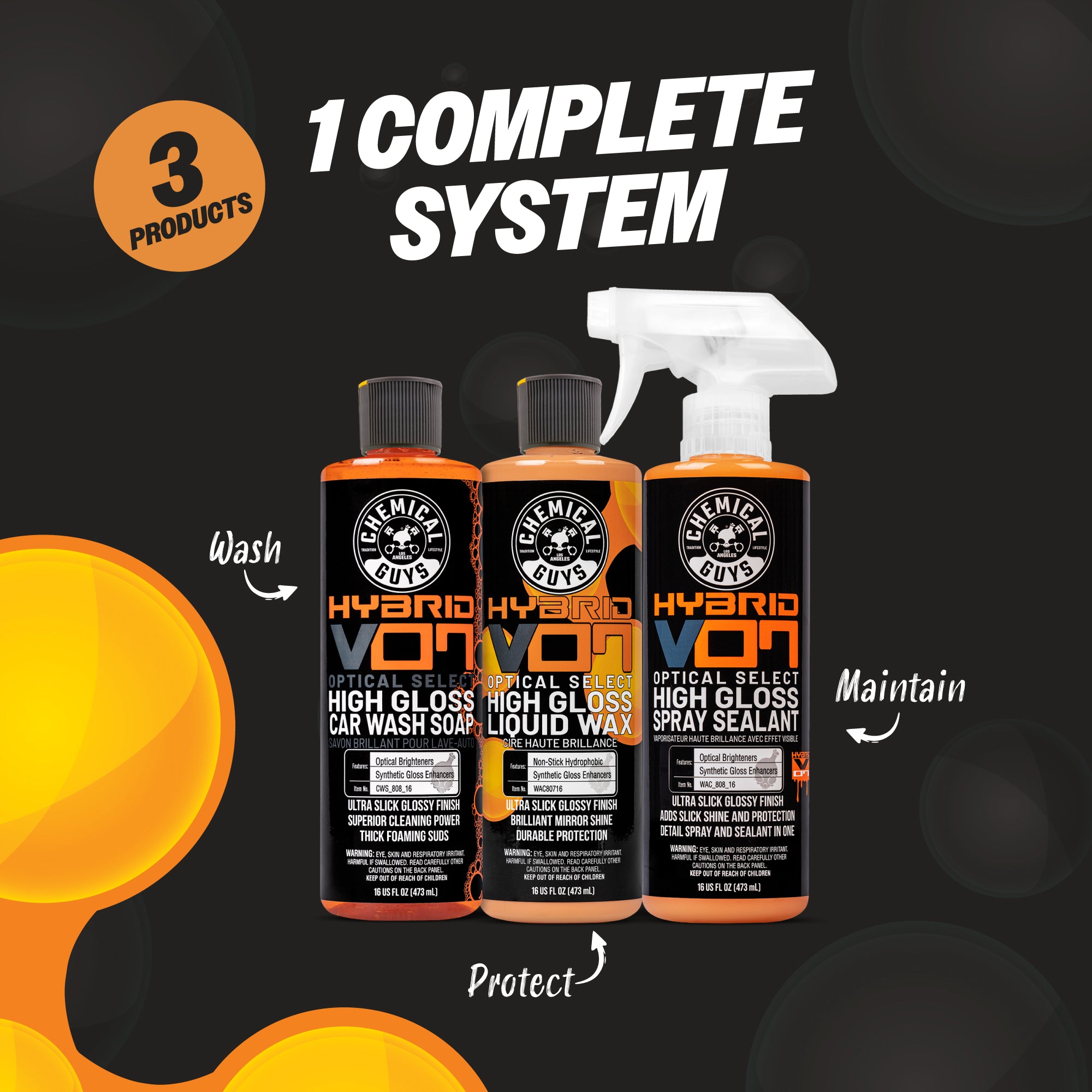 Hybrid V07 Optical Select Wash. Wax & Sealant Bundle - Image 2